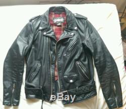 Schott 626 VN slim M perfecto leather jacket Laurent slp vanson biker toj