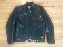 Schott 641 Horsehide Leather Cafe Racer Jacket Size 40 VGC