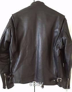 Schott 641 deluxe heavy steerhide single rider leather jacket