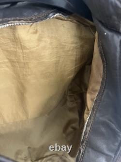 Schott 657 Cafe Racer steerhide Bike Jacket Brown Late70-80 Size 38