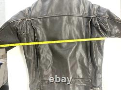Schott 657 Cafe Racer steerhide Bike Jacket Brown Late70-80 Size 38