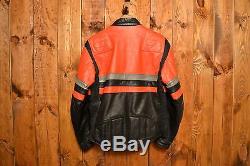 Schott British Riders Cowhide Vintage Cafe Motorcycle Biker Leather Jacket 42-l