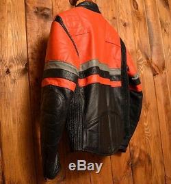 Schott British Riders Cowhide Vintage Cafe Motorcycle Biker Leather Jacket 42-l