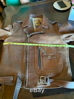 Schott CXL 113 1928c Horween HorseHide Leather Beck Northeaster 333 Jacket Large