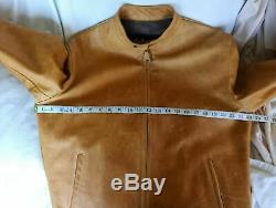 Schott Cafe Racer leather jacket M