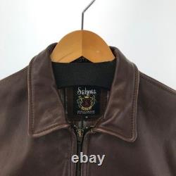 Schott Classic Truck Leather Jacket Blouson Size M Cowhide BROWN 3131018
