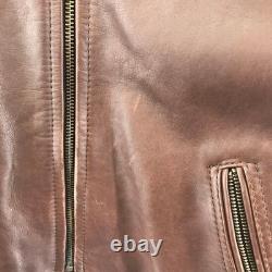 Schott Classic Truck Leather Jacket Blouson Size M Cowhide BROWN 3131018