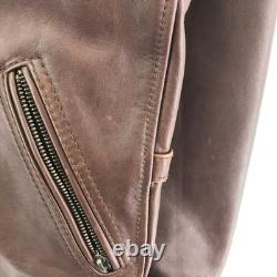 Schott Classic Truck Leather Jacket Blouson Size M Cowhide BROWN 3131018