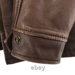 Schott Classic Truck Leather Jacket Blouson Size M Cowhide BROWN 3131018