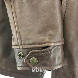 Schott Classic Truck Leather Jacket Blouson Size M Cowhide BROWN 3131018