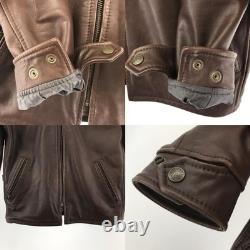 Schott Classic Truck Leather Jacket Blouson Size M Cowhide BROWN 3131018