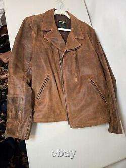 Schott Men's Leather Motorcycle Jacket Style # 508 2XL