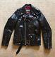 Schott NYC 626 Rare One Star Black Leather Motorcycle Jacket Size Small Perfecto