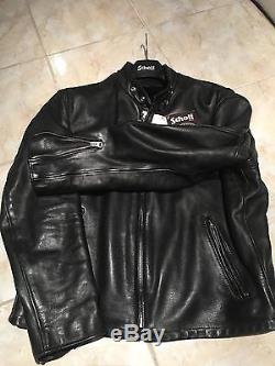 Schott NYC Classic Racer Leather Motorcycle Jacket STYLE 141