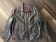 Schott NYC Leather Jacket Racer Motorcycle Cafe Black Size L Supple Classic