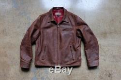 Schott NYC P673 Storm Leather Jacket XL