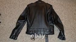 Schott NYC Perfecto 118 Leather Motorcycle Jacket 38 M