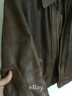 Schott NYC Perfecto #585 Vintage Motorcycle Jacket (M) Antique Brown