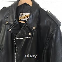 Schott NYC Perfecto Woman's 108W Leather Motorcycle Jacket 12 vintage