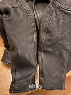 Schott NYC S leather motorcycle jacket 641 118 618