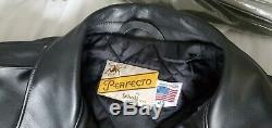 Schott PERFECTO 613 One Star Steerhide Leather Jacket Size 48