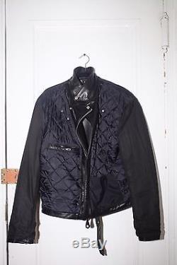 Schott Perfecto 118 Men's Black Leather Motorcycle Jacket 44 $760 Retail