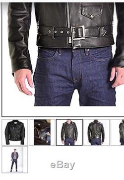 Schott Perfecto 46L 118 Cowhide leather double motorcycle jacket racer 618613