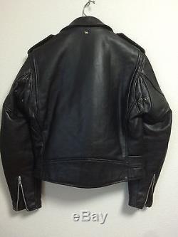 Schott Perfecto 618 40 steerhide leather double motorcycle jacket racer 118613