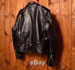 Schott Perfecto 618 Vintage Old Riders Motorcycle Biker Leather Jacket Size Xl44