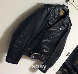 Schott Perfecto 618 size 36 Mortorcycle Steerhide Leather Jacket Bull tag! Good