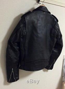 Schott Perfecto 618 size 36 Mortorcycle Steerhide Leather Jacket Good