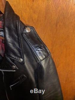 Schott Perfecto 626VN Cowhide Leather Motorcycle Jacket Size Medium
