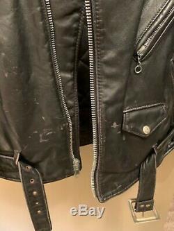 Schott Perfecto Leather Jacket 118 Size 44