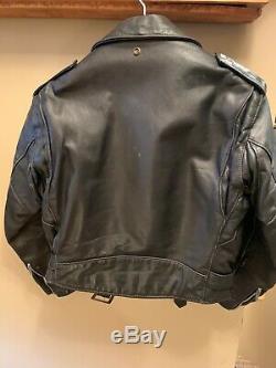 Schott Perfecto Leather Jacket 118 Size 44