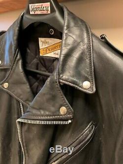Schott Perfecto Leather Jacket 118 Size 44