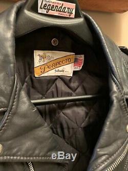 Schott Perfecto Leather Jacket 118 Size 44