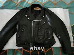 Schott Perfecto Size 46. Excellent cond. Soft leather jacket. 24 pit-to-pit