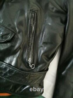 Schott Perfecto Size 46. Excellent cond. Soft leather jacket. 24 pit-to-pit