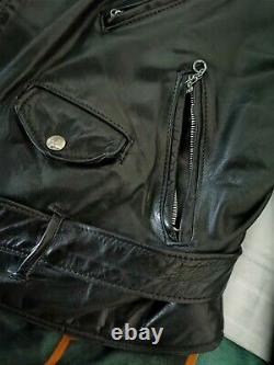 Schott Perfecto Size 46. Excellent cond. Soft leather jacket. 24 pit-to-pit