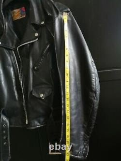 Schott Perfecto Size 46. Excellent cond. Soft leather jacket. 24 pit-to-pit