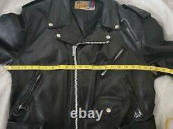 Schott Perfecto Size 46. Excellent cond. Soft leather jacket. 24 pit-to-pit