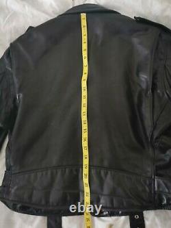 Schott Perfecto Size 46. Excellent cond. Soft leather jacket. 24 pit-to-pit