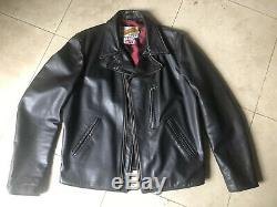 Schott Perfecto X Supreme Brown XL Leather Motorcycle Jacket