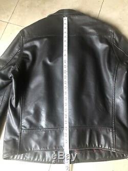 Schott Perfecto X Supreme Brown XL Leather Motorcycle Jacket