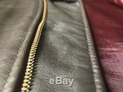 Schott Perfecto X Supreme Brown XL Leather Motorcycle Jacket