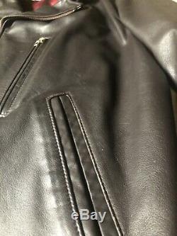 Schott Perfecto X Supreme Brown XL Leather Motorcycle Jacket