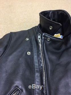 Schott Perfecto leather motorcycle jacket 621 in well used condition size40