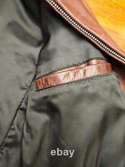 Schott Thick Leather Jacket USA Very Nice! Fast Free Shipping