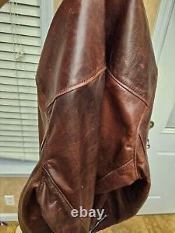 Schott Thick Leather Jacket USA Very Nice! Fast Free Shipping