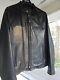 Schott Waxed Natural Pebbled Cowhide Café Leather Jacket